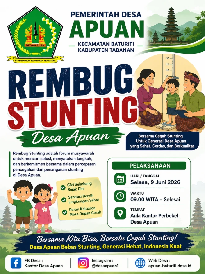 REMBUG STUNTING DESA APUAN